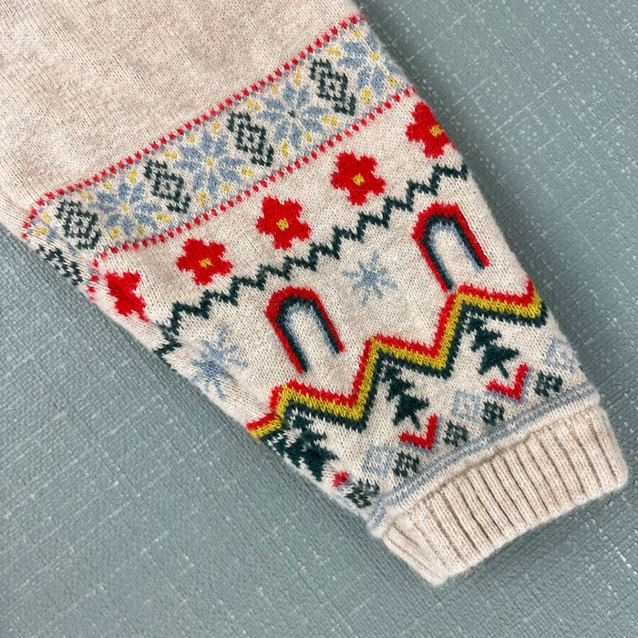Hanna Andersson Novelty Holiday Sweater Set Rainbow Gnomes 80 cm 18-24 Months
