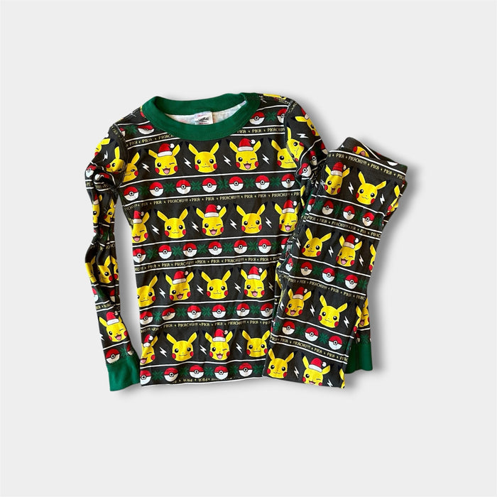 Hanna Andersson Pokemon Pikachu Christmas Pajamas 120 cm 6-7
