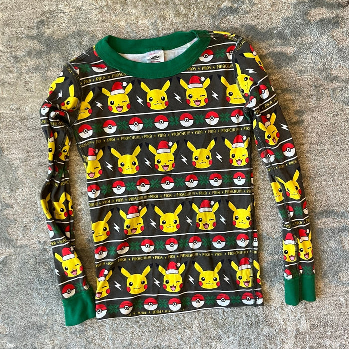 Hanna Andersson Pokemon Pikachu Christmas Pajamas 120 cm 6-7