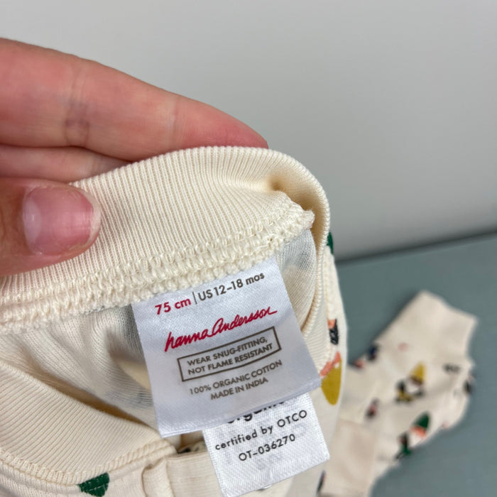 Hanna Andersson Rainbow Gnome HannaJams Sleeper Pajamas 75 cm 12-18 Months