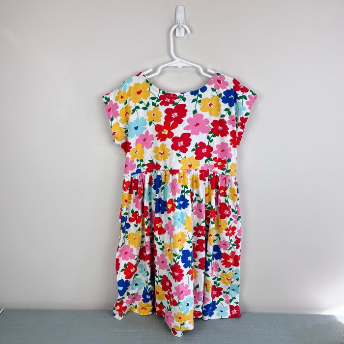Hanna Andersson Short Sleeve Floral Play Dress 130 cm 8