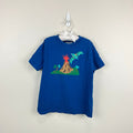 Hanna Andersson Short Sleeve T-Shirt Blue Volcano 110 cm 5T