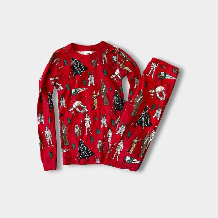 Hanna Andersson Star Wars Holiday Long John Pajamas 130 cm 8