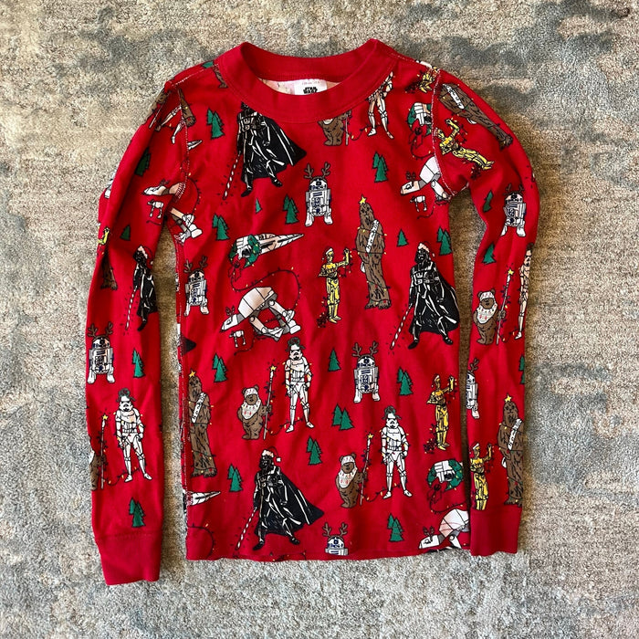 Hanna Andersson Star Wars Holiday Long John Pajamas 130 cm 8
