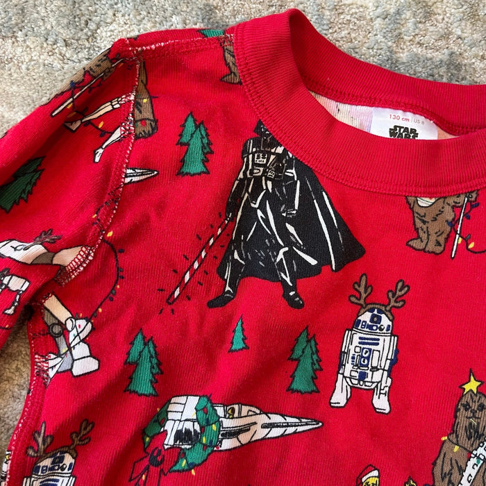 Hanna Andersson Star Wars Holiday Long John Pajamas 130 cm 8