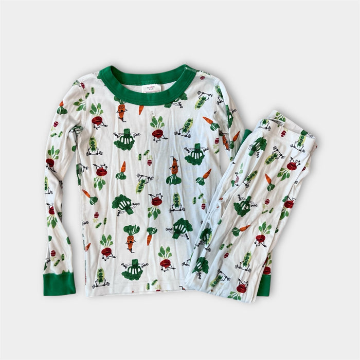 Hanna Andersson Strong Veggies Long John Pajamas 120 cm 6-7