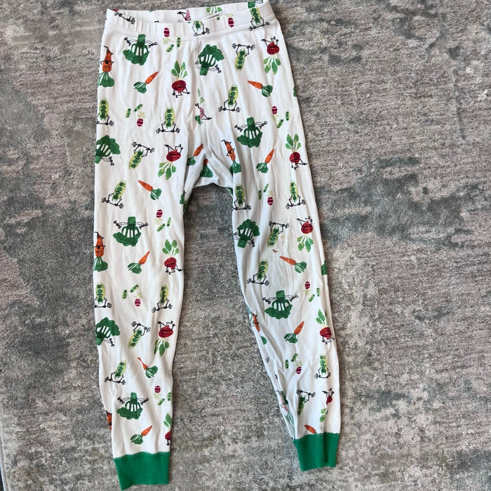 Hanna Andersson Strong Veggies Long John Pajamas 120 cm 6-7