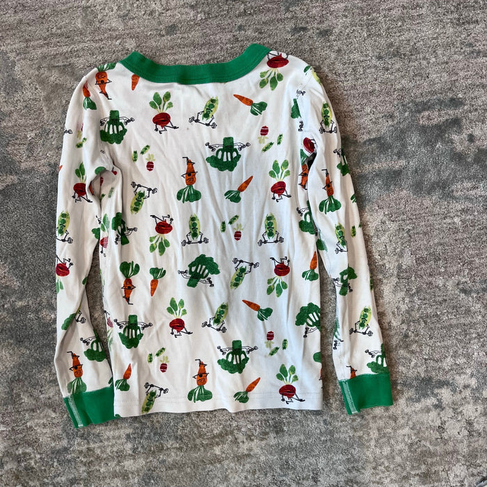 Hanna Andersson Strong Veggies Long John Pajamas 120 cm 6-7