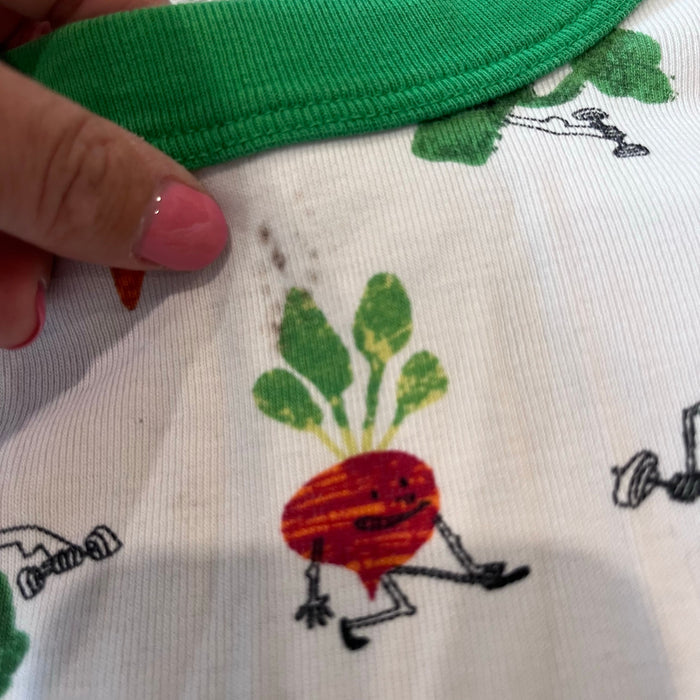 Hanna Andersson Strong Veggies Long John Pajamas 120 cm 6-7