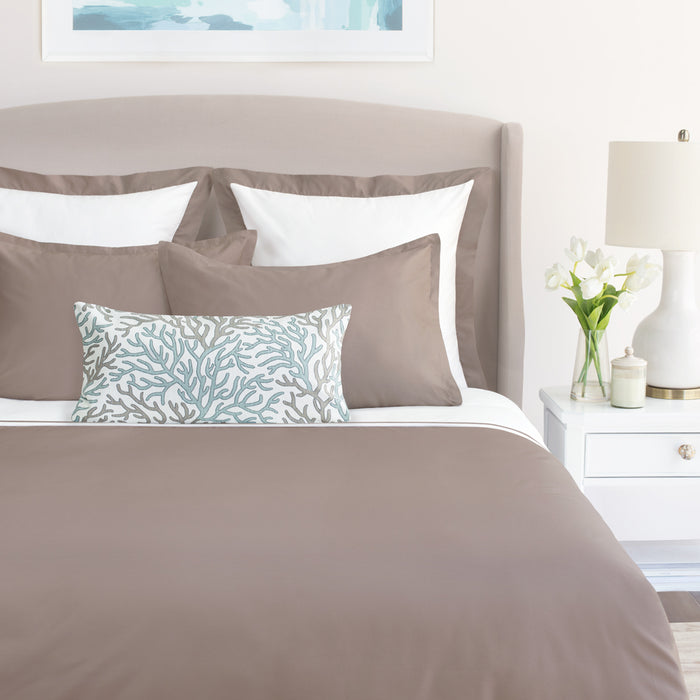 Hazelnut Flange Euro Sham
