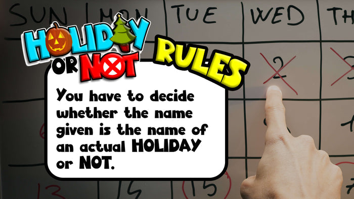 Holiday Or Not