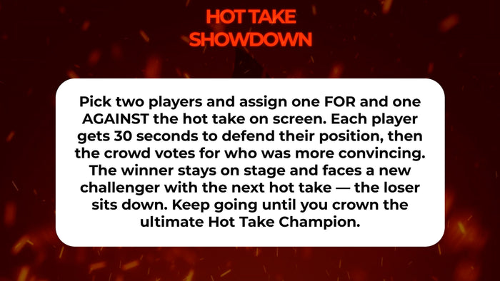Hot Take Showdown