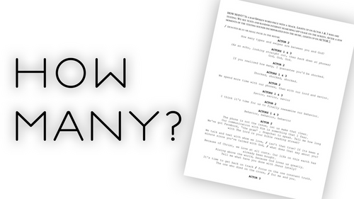 "How Many?" Script