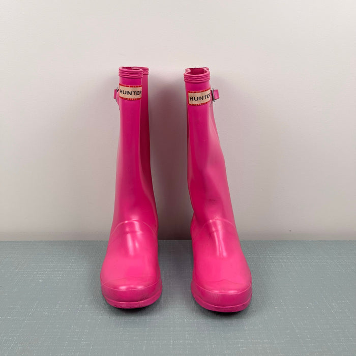 Hunter Kids Original Gloss Tall Rain Boots Pink 3