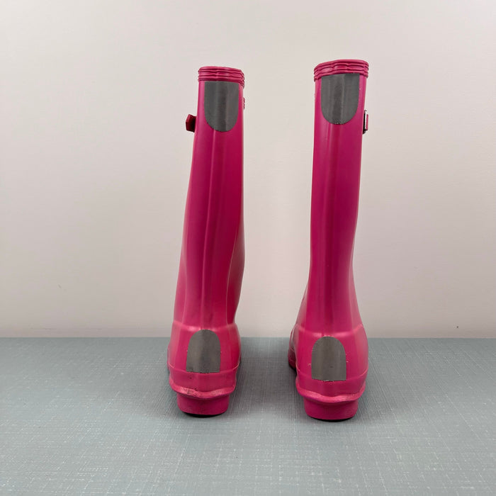 Hunter Kids Original Gloss Tall Rain Boots Pink 3