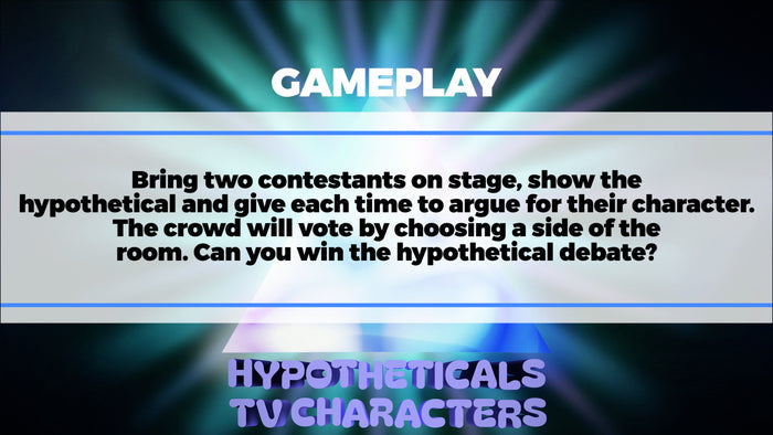 Hypotheticals: TV Characters