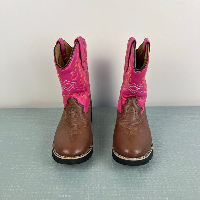 Itasca Girls Western Buckaroo Cowboy Boots Deputy Pink 4
