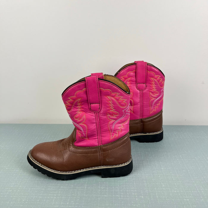 Itasca Girls Western Buckaroo Cowboy Boots Deputy Pink 4
