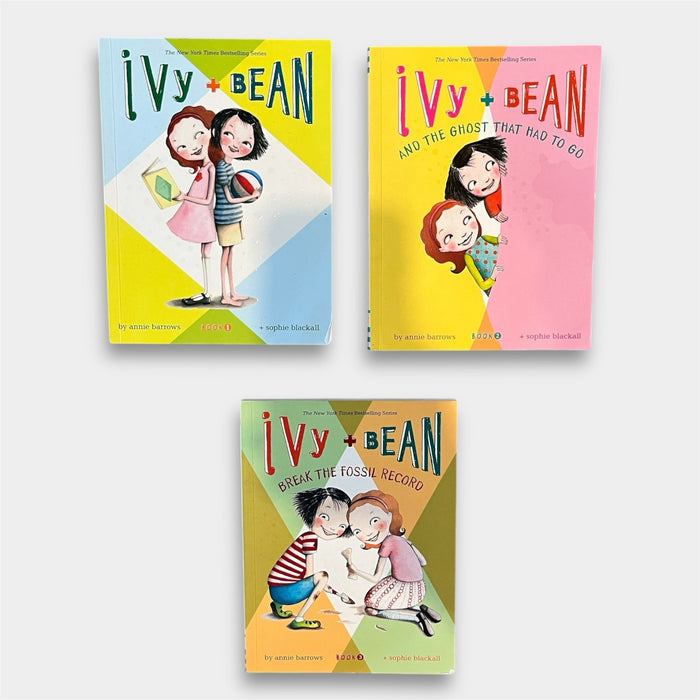Ivy and Bean 3 Chapter Book Lot #1-3 Annie Barrows