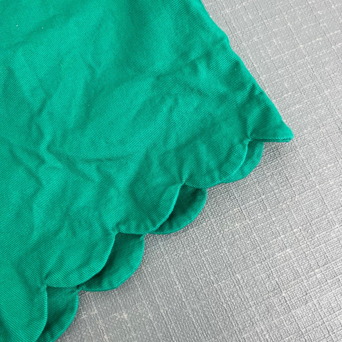 J. Crew Girls Green Scalloped Hem Shorts 10