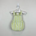 Jacadi Paris Plaid Sun Suit Romper 6 Months