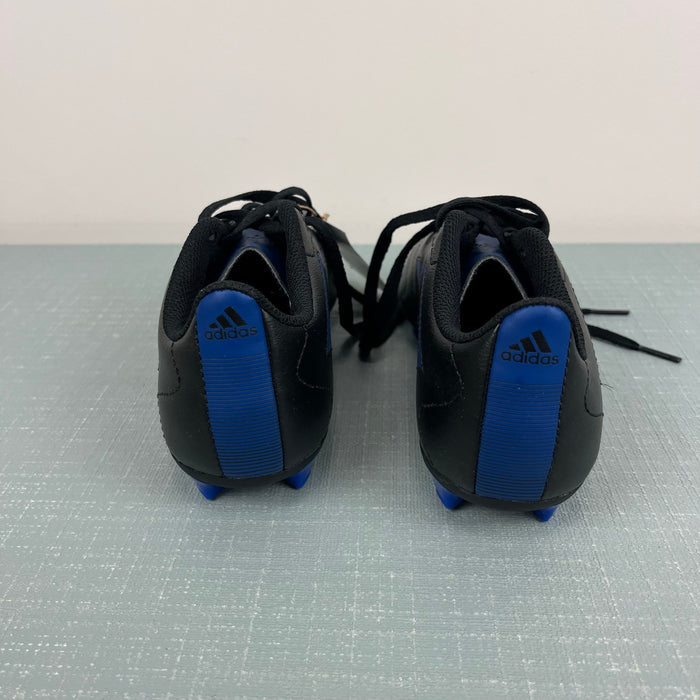 Adidas Kids' Goletto VIII FG Soccer Cleats Black Blue 2 NWT
