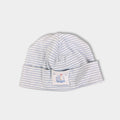 Kissy Kissy Blue and White Striped Sailboat Hat Small 0-6 Months