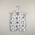 Kissy Kissy Pima Cotton Pirate Print Sleeveless Playsuit Romper 0-3 Months