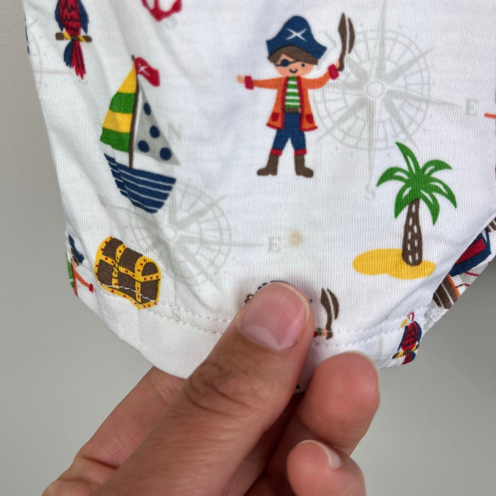 Kissy Kissy Pima Cotton Pirate Print Sleeveless Playsuit Romper 0-3 Months