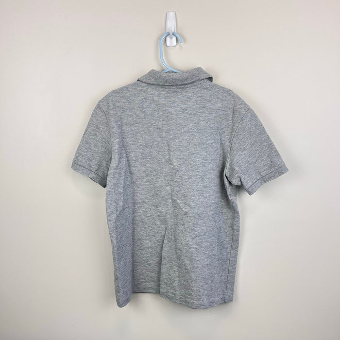 Lacoste Kids Cotton Pique Polo Shirt Gray 12 152 cm