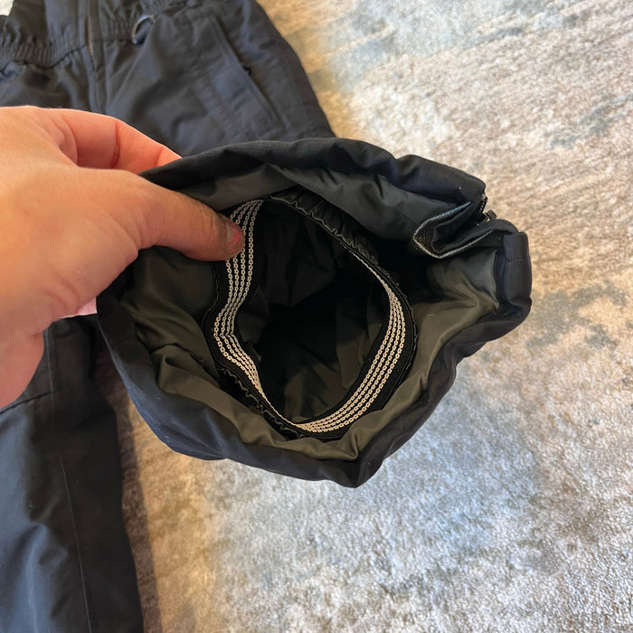 Lands' End Kids Squall Waterproof Iron Knee Bib Snow Pants Black 3T