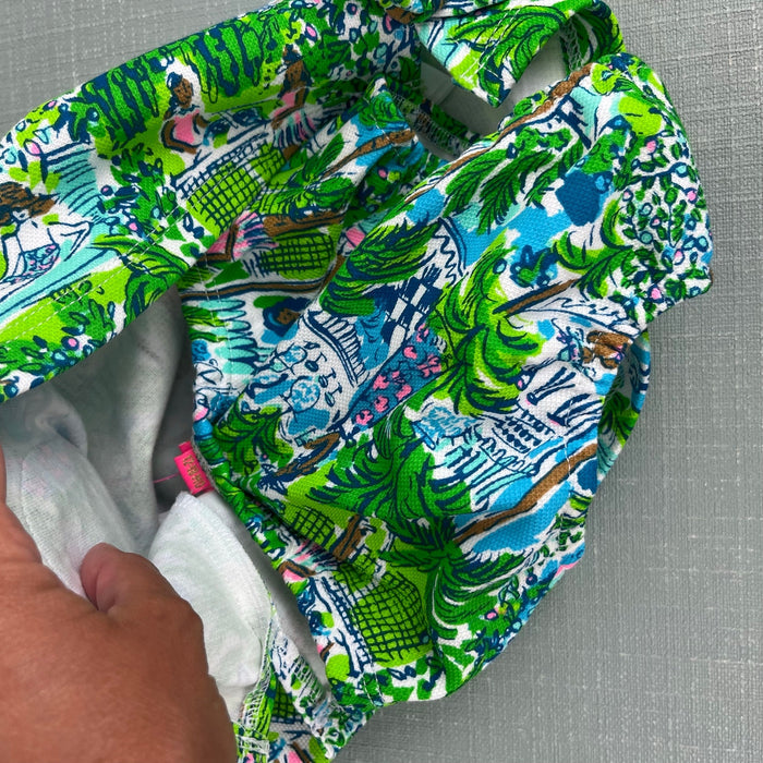 Lilly Pulitzer Baby Knit Shift Dress Sprout Green on Holiday 12-18 Months NWT