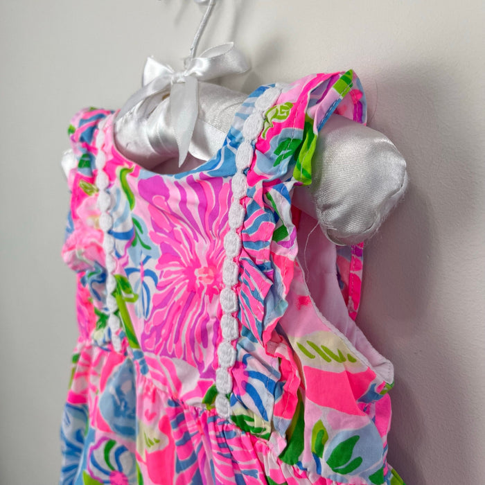 Lilly Pulitzer Girls Annabelle Infant Dress Multi Take It From Your Mums 12-18 months