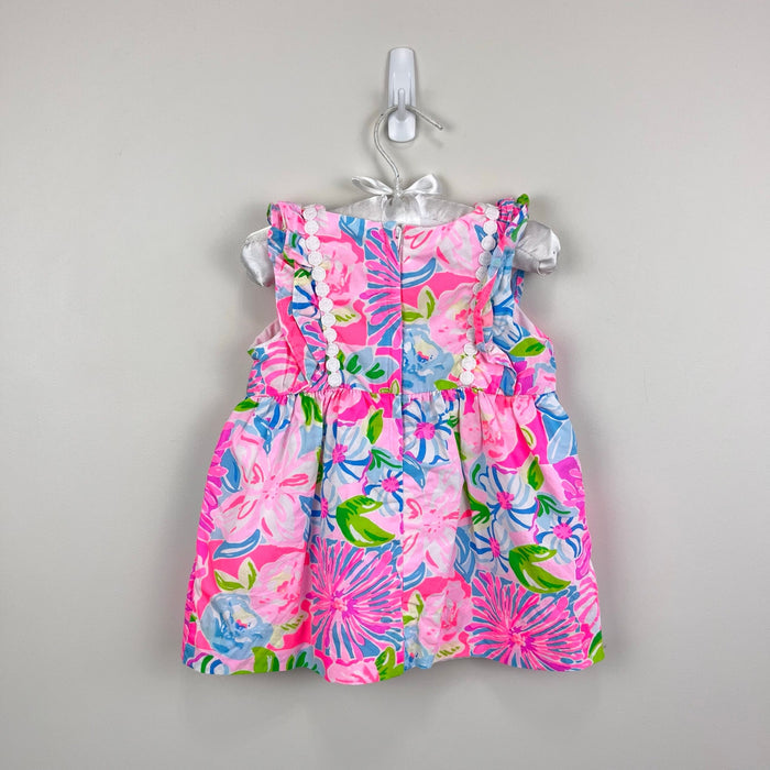 Lilly Pulitzer Girls Annabelle Infant Dress Multi Take It From Your Mums 12-18 months