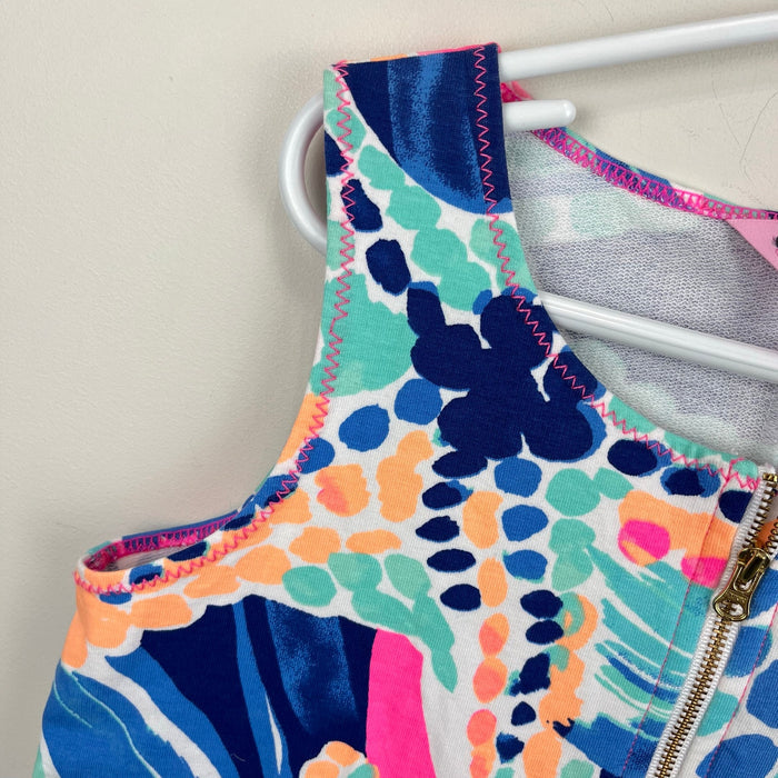 Lilly Pulitzer Girls Camryn Dress Multi Ocean Jewels L 8-10