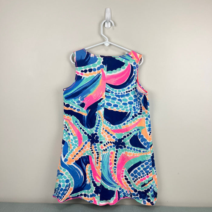 Lilly Pulitzer Girls Camryn Dress Multi Ocean Jewels L 8-10