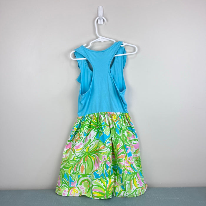 Lilly Pulitzer Girls Little Loranna Dress Multi Elephant Ears 10