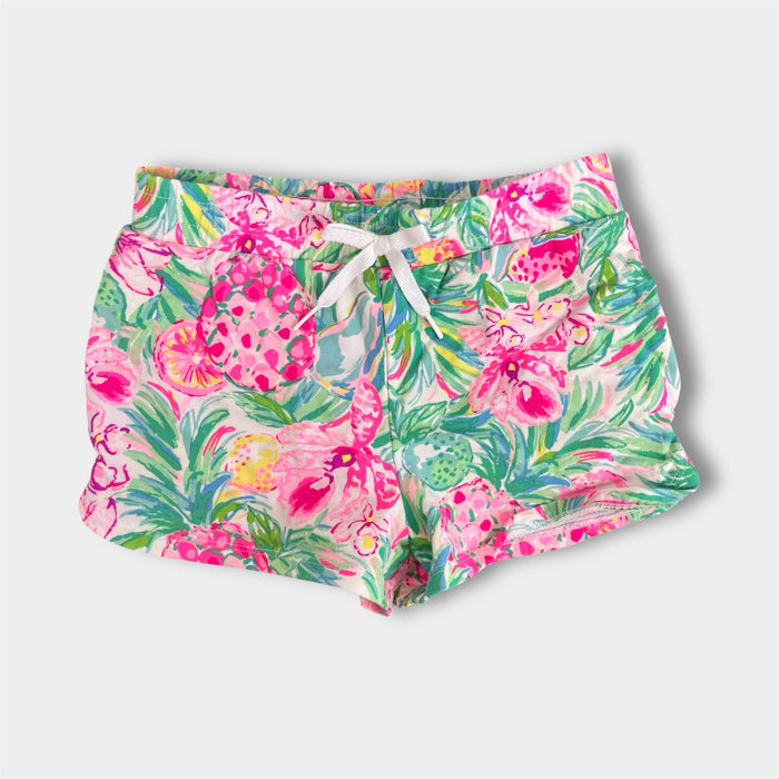 Lilly Pulitzer Girls Midea Shorts Resort White Pear Necessities M 6-7