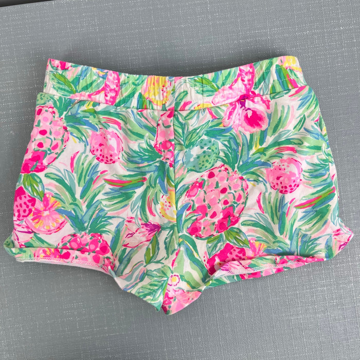 Lilly Pulitzer Girls Midea Shorts Resort White Pear Necessities M 6-7