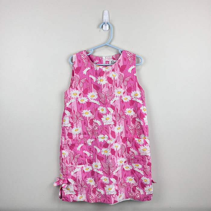 Lilly Pulitzer Girls Pink Daisies Shift Dress 7