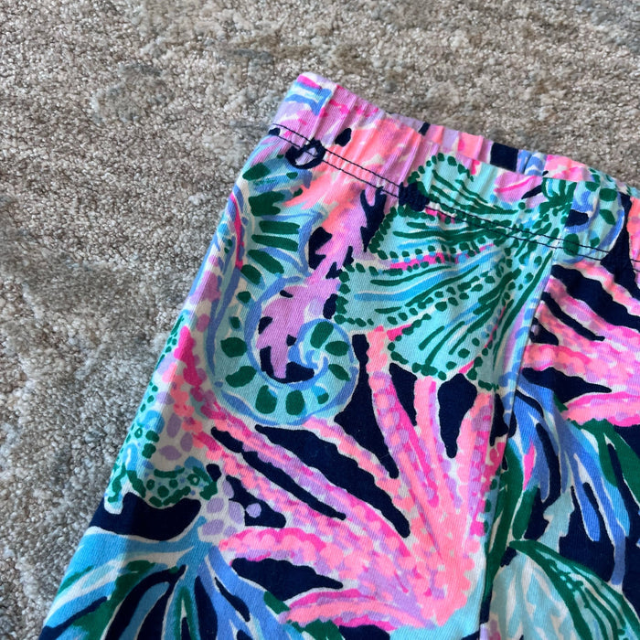 Lilly Pulitzer Girls Sammy Pajama Set Hi Tide Navy Bringing Mermaid Back 2T