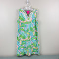 Lilly Pulitzer Girls Urchin Pink Vitamin Sea Harper Shift Dress L 8-10