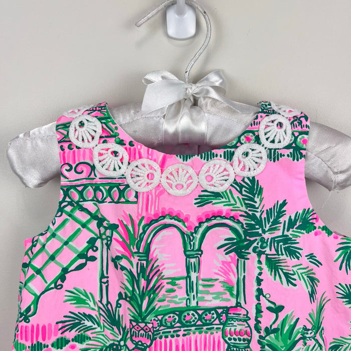 Lilly Pulitzer Infant Shift Dress Mandevilla Baby Always Worth It 6-12 Months