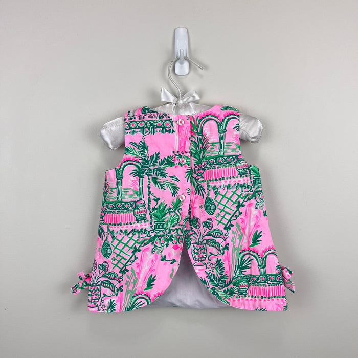 Lilly Pulitzer Infant Shift Dress Mandevilla Baby Always Worth It 6-12 Months