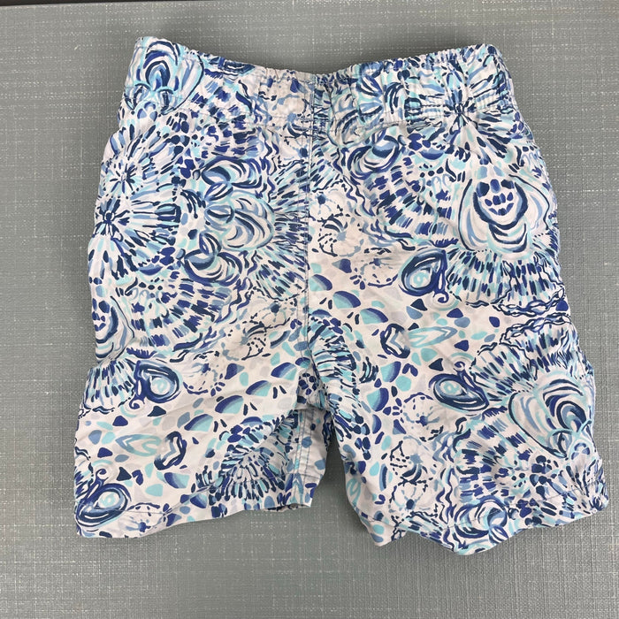 Lilly Pulitzer Junior Capri Trunk Resort White Call My Shell Phone XS