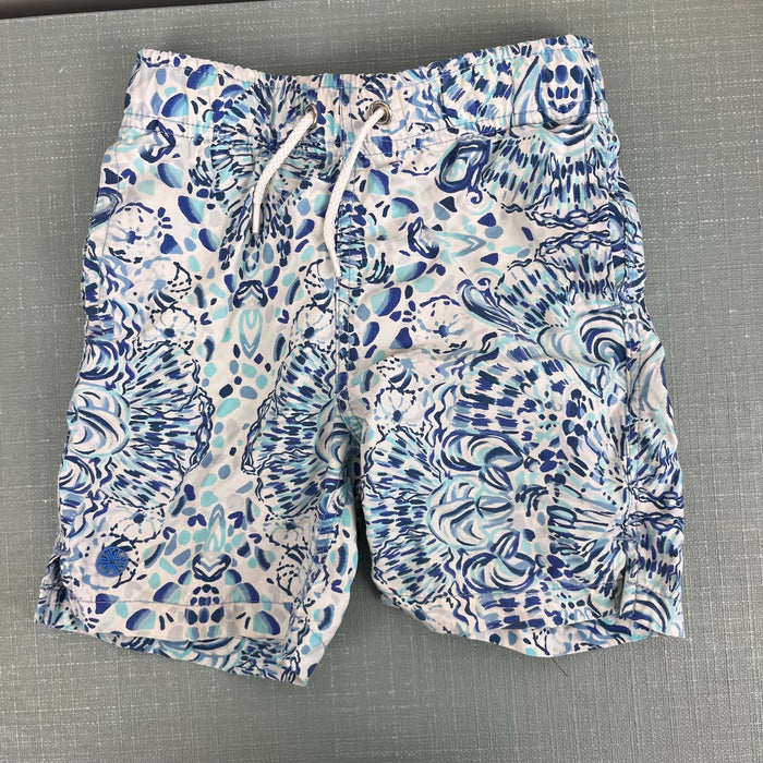 Lilly Pulitzer Junior Capri Trunk Resort White Call My Shell Phone XS