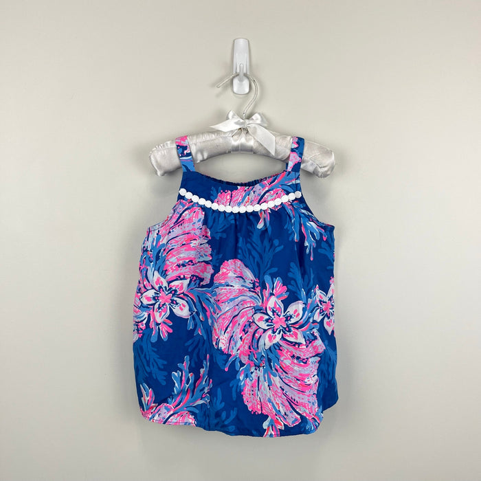 Lilly Pulitzer Rebekah Infant Dress Multi for the Fans 18-24 Months