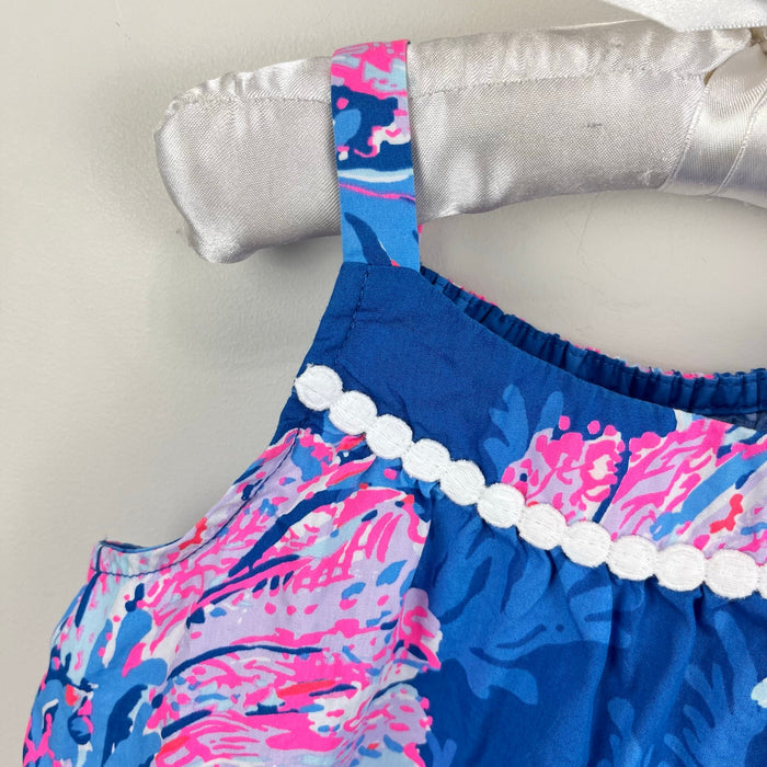 Lilly Pulitzer Rebekah Infant Dress Multi for the Fans 18-24 Months