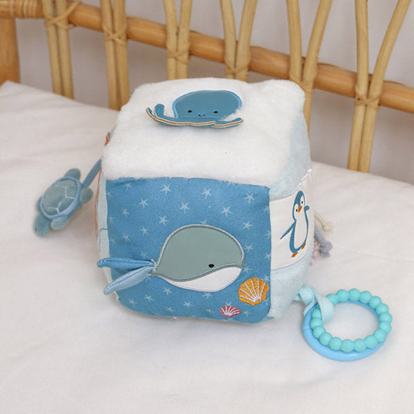Little Big Friends Soft Activity Cube | Ocean