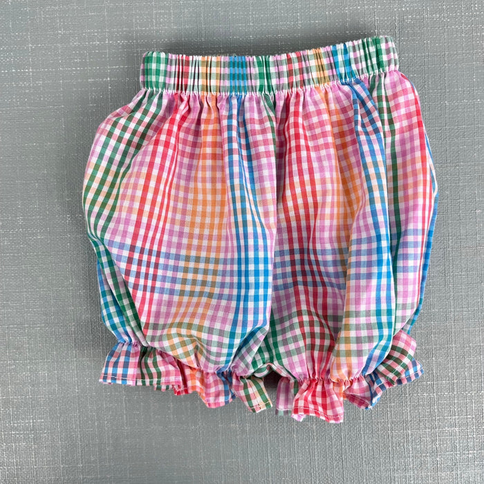 Little English Evie Bloomer Set Preppy Plaid 6 Months